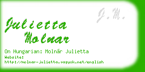 julietta molnar business card